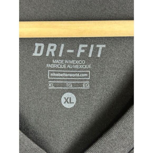 Bundle of 2 Nike Dri Fit TShirt Mens Size XL Orange Black Vneck Athletic Workout - Picture 12 of 14